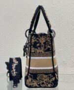 Dior Lady D-Lite Bag Black. - Image 6